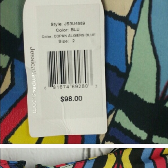 💕SALE💕NWT Jessica Simpson Multi Color Sundress - Picture 6 of 8